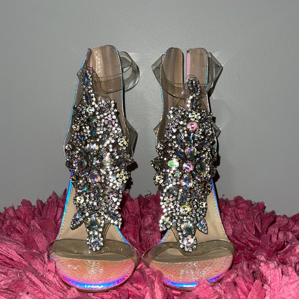 Chunky heel sandals